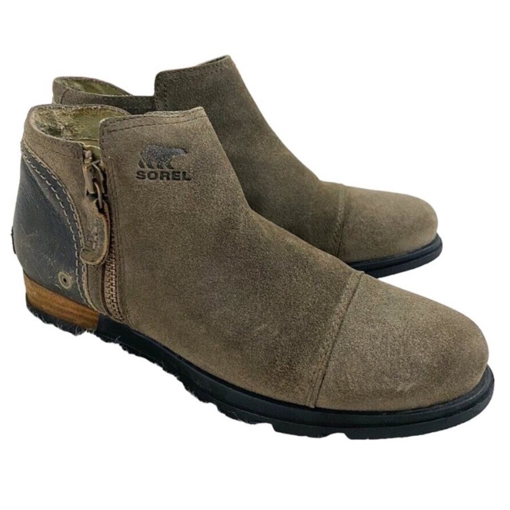 Sorel Major women’s Brown Ankle Boots size 8.5 like NEW